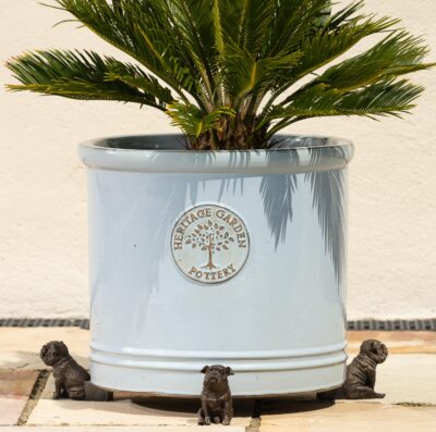 Sitting British Bulldog Plant Pot Feet - Set of 3