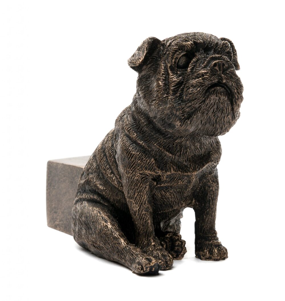 Sitting British Bulldog Plant Pot Feet - Set of 3 - Image 2