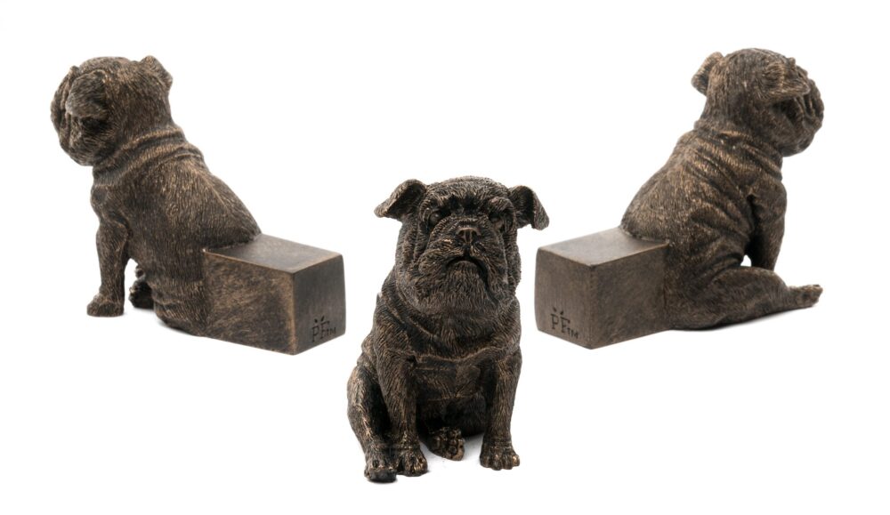 Sitting British Bulldog Plant Pot Feet - Set of 3 - Image 6