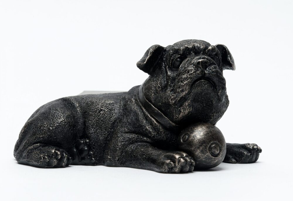 Resting British Bulldog Plant Pot Feet - Set of 3 - Image 4