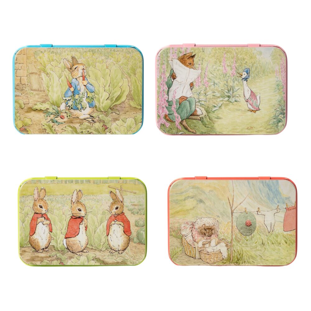 Beatrix Potter Wildflowers Seed Ball Tin Collection - Four Tin Bundle