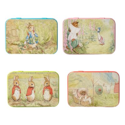 Beatrix Potter Wildflowers Seed Ball Tin Collection - Four Tin Bundle