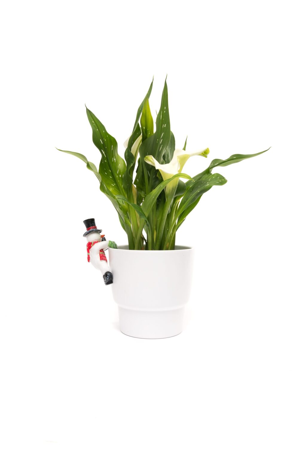 Pot Buddies Christmas Snowman Plant Pot Hanger - Image 2