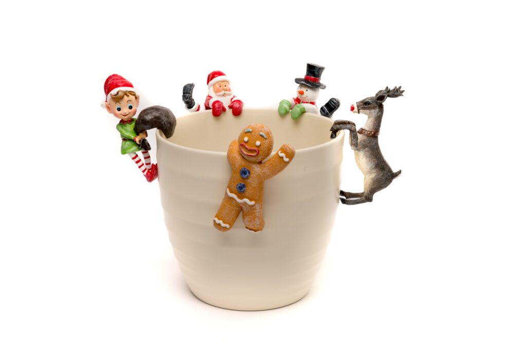 Pot Buddies Christmas Gingerbread Man Plant Pot Hanger - Image 8