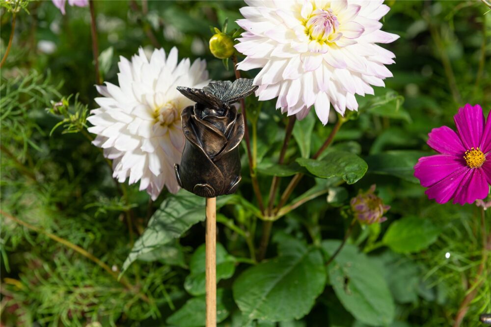 Butterfly On Rose Cane or Stake Topper - Image 8