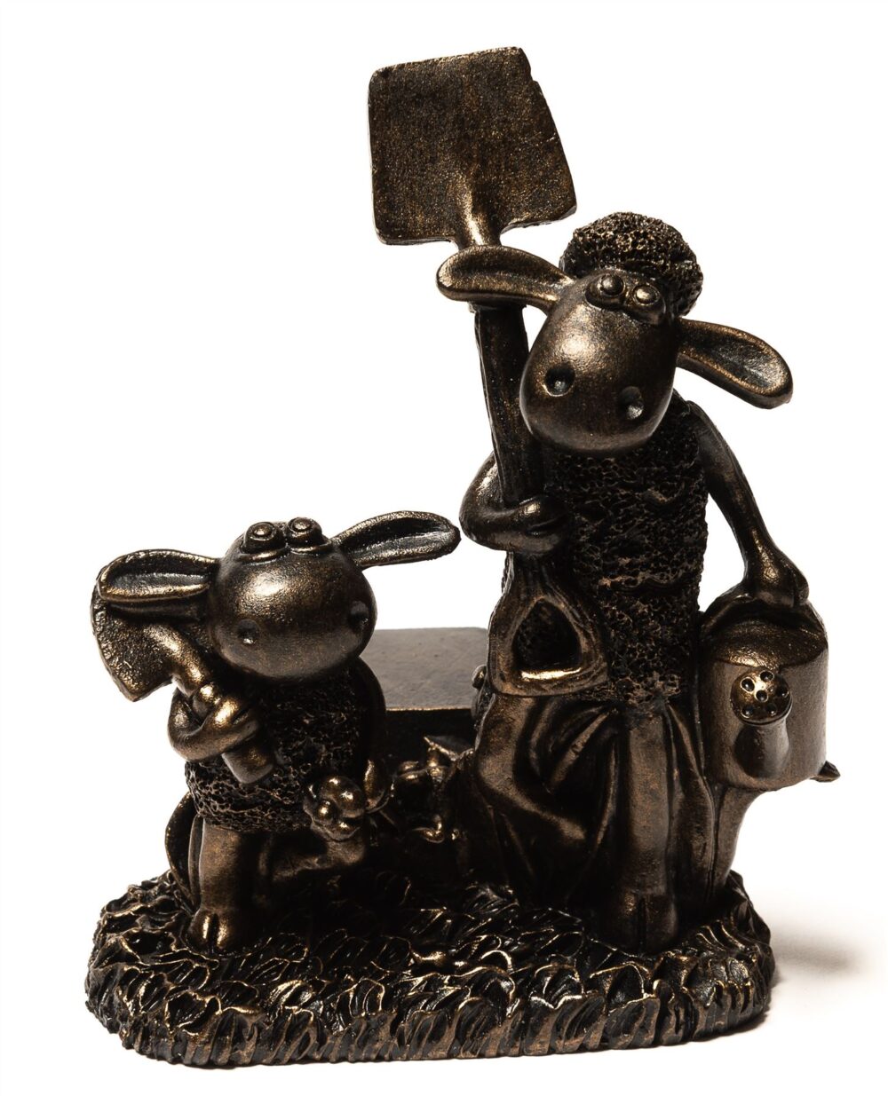 Shaun the Sheep Plant Pot Feet - Shaun With Wheelbarrow, Shaun & Timmy, Shaun Having A Picnic