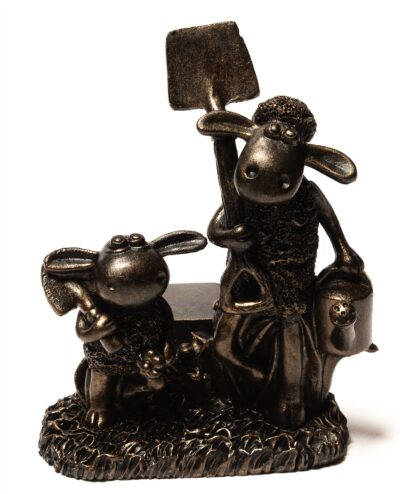 Shaun the Sheep Plant Pot Feet - Shaun With Wheelbarrow, Shaun & Timmy, Shaun Having A Picnic