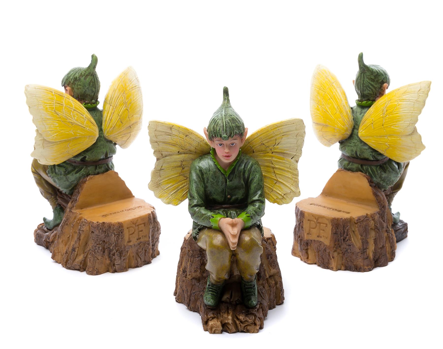 Elm Tree Flower Fairy Plant Pot Feet - Set of 3 - Image 4