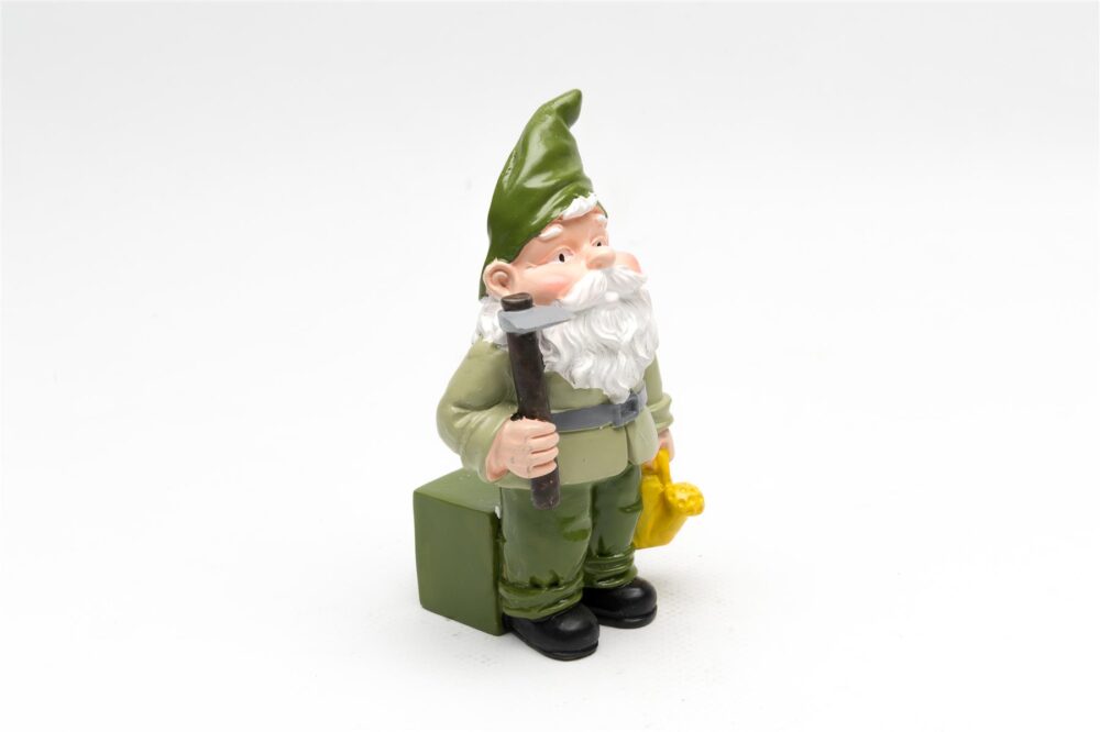 Standing Gnome With Watering Can Plant Pot Feet - Set of 3 - Image 5