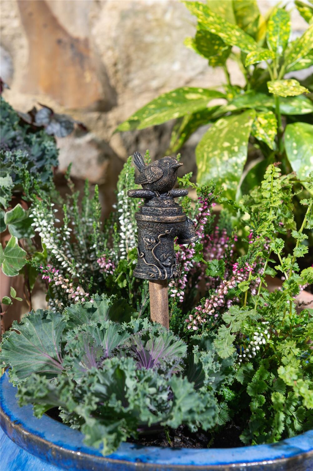 Wren On Tap Cane or Stake Topper - Image 11