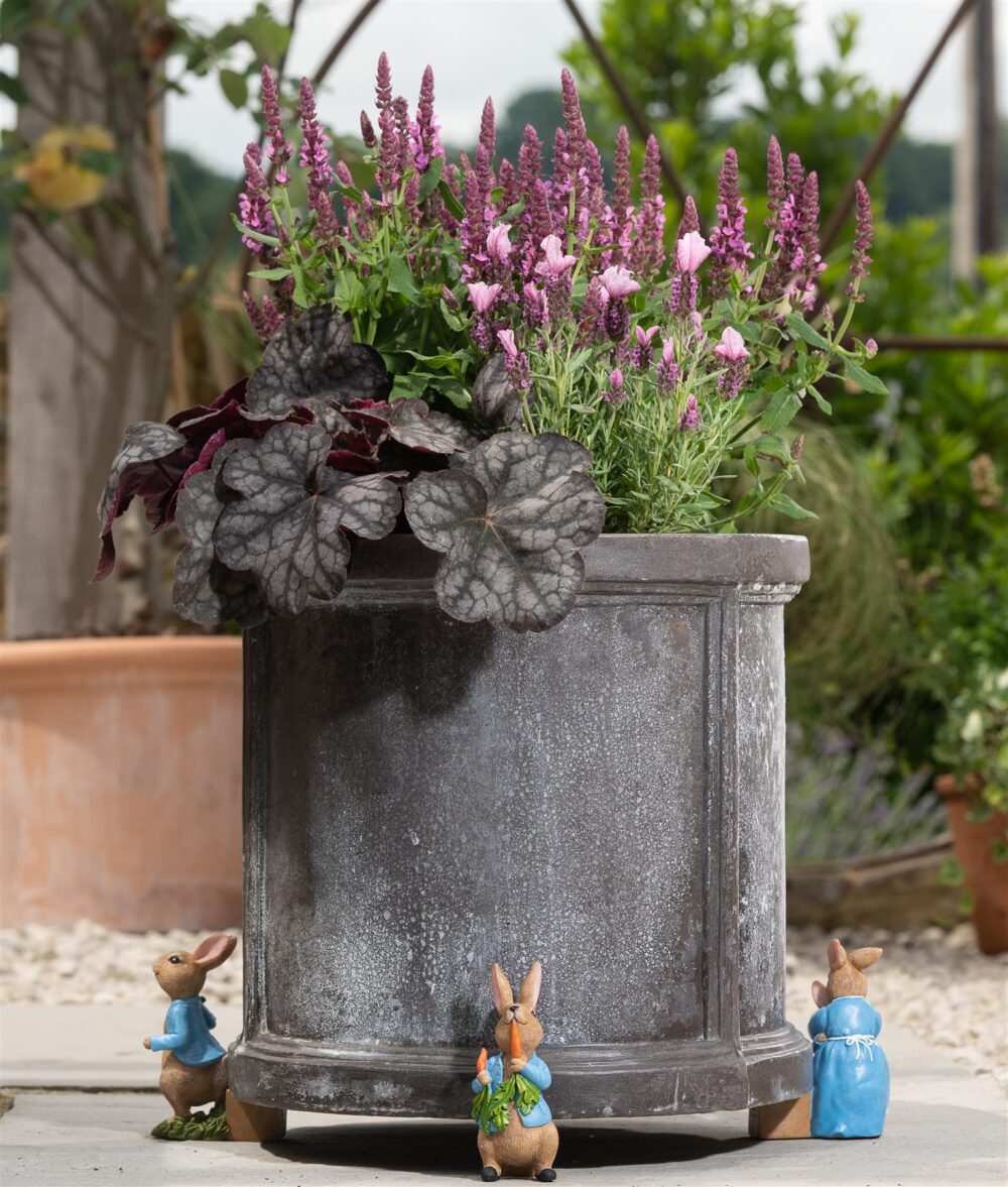 Beatrix Potter Peter Rabbit Plant Pot Feet - Set of 3 - Peter Eating Carrots, Peter Running and Peter Hugging Mrs Rabbit - Image 7