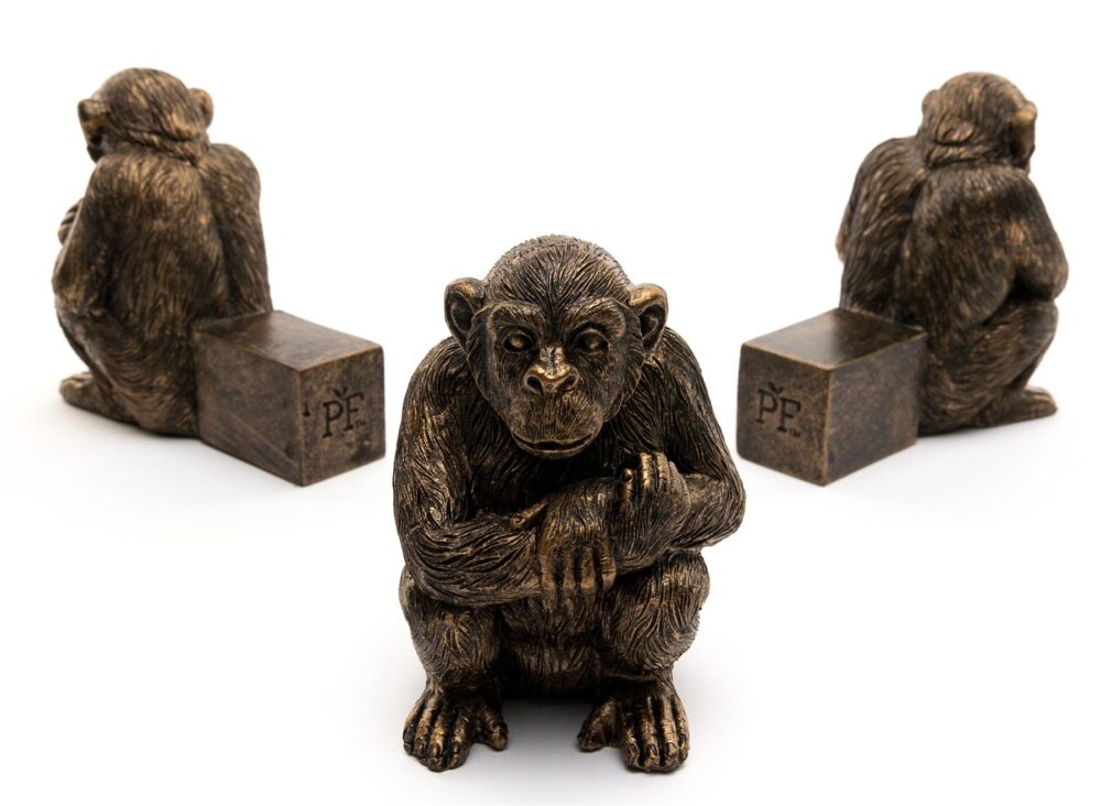 Chimpanzee Plant Pot Feet - Set of 3 - Image 2