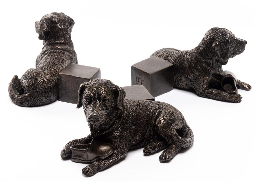 Resting Labrador Plant Pot Feet - Set of 3 - Image 4