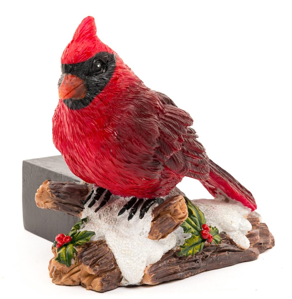 Red Cardinal Bird Plant Pot Feet - Set of 3 - Image 6