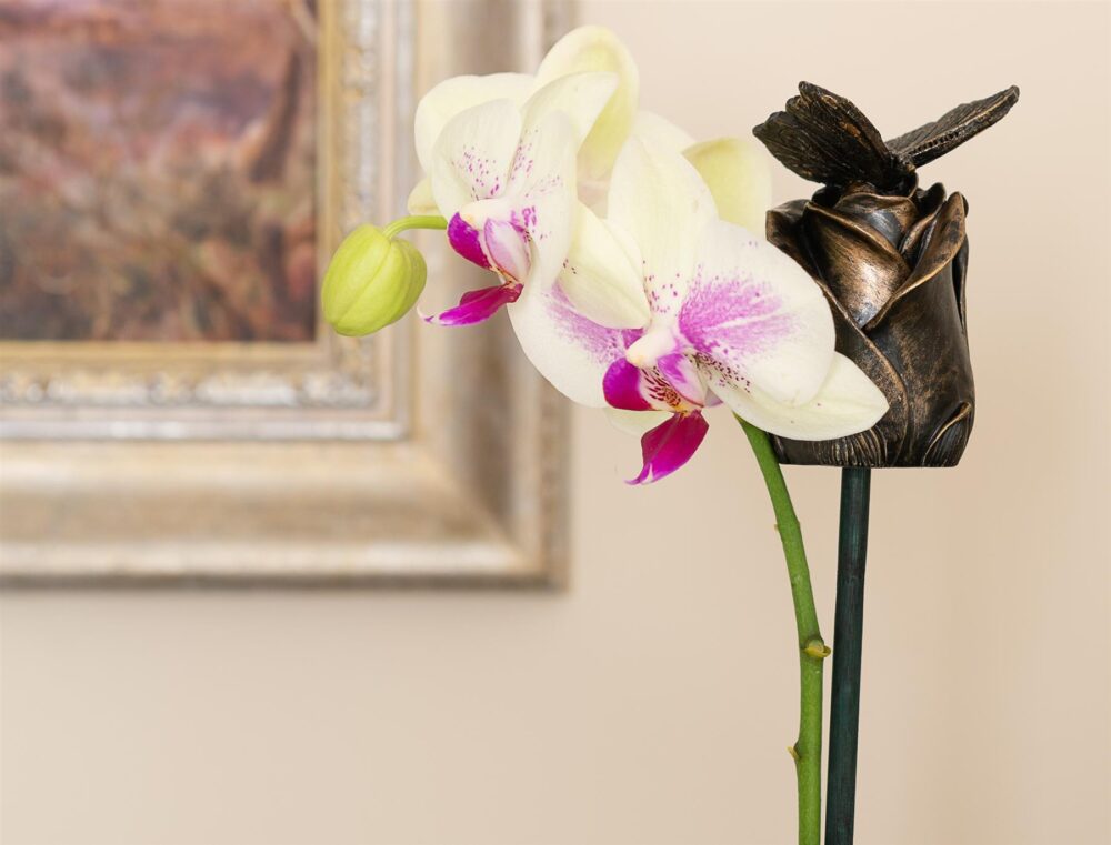 Butterfly On Rose Cane or Stake Topper - Image 5