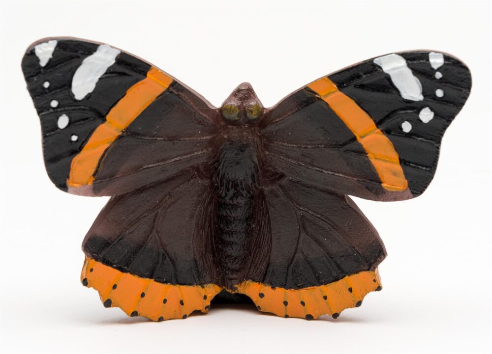 Red Admiral Butterfly Plant Pot Feet - Set of 3 - Image 4