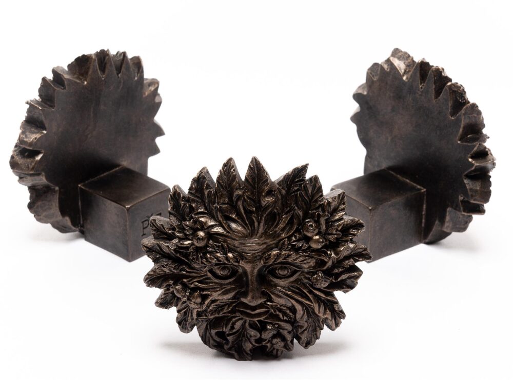 Green Man  Plant Pot Feet - Set of 3 - Image 2