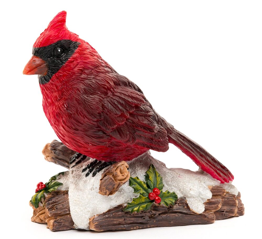 Red Cardinal Bird Plant Pot Feet - Set of 3 - Image 4