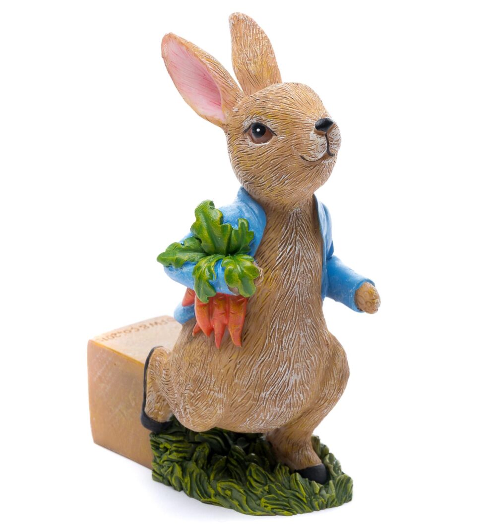 Beatrix Potter Peter Rabbit Plant Pot Feet - Set of 3 - Peter Eating Carrots, Peter Running and Peter Hugging Mrs Rabbit - Image 6