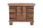 Antique Indian Teak Wood Storage Box