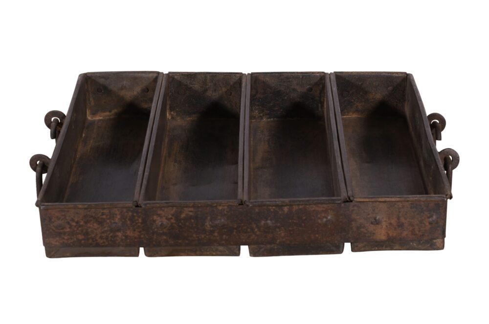 Vintage Indian Iron Bun Trays