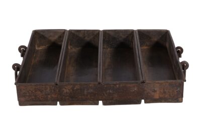 Vintage Indian Iron Bun Trays