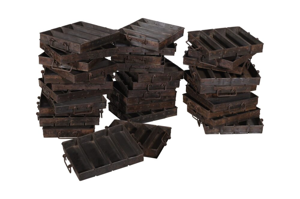 Vintage Indian Iron Bun Trays - Image 5