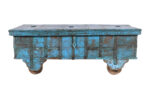 Antique Indian Teak Wood Damchiya Chest