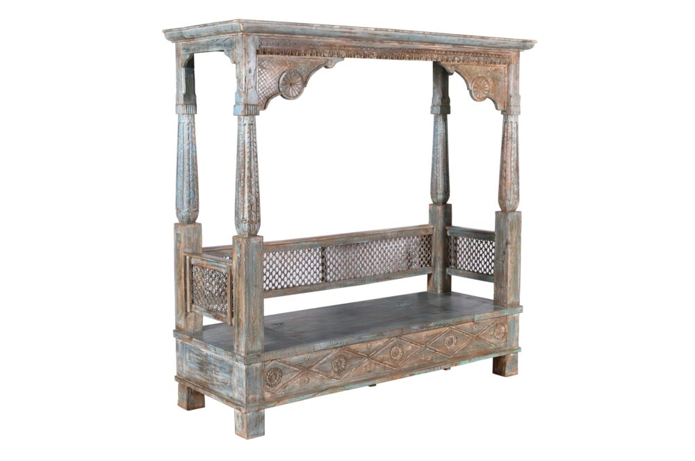 Teak Wood Indian Day Bed - Image 5