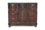 Antique Indian Teak Wood Damchiya Chest