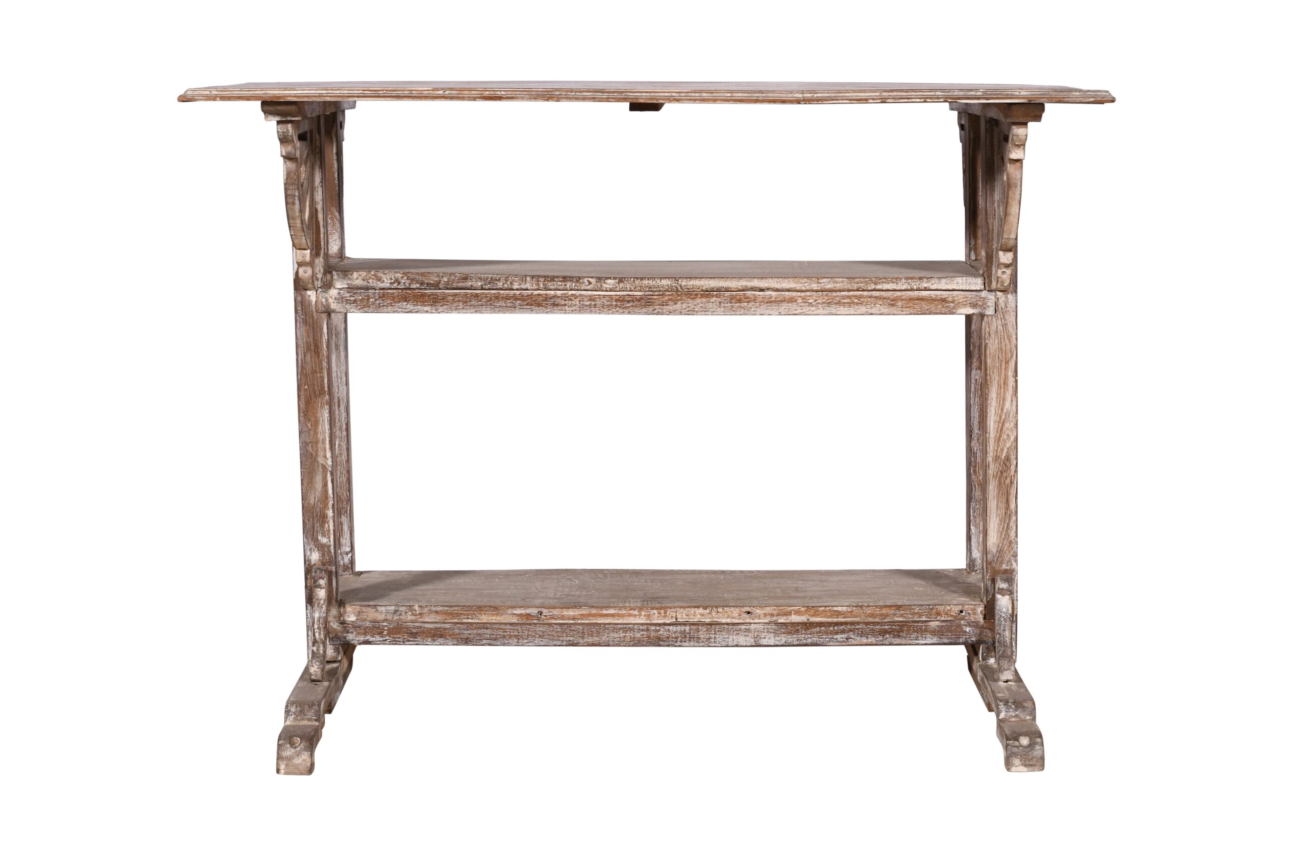 Antique Indian Munshi Teak Wood Writing Desk - Image 3