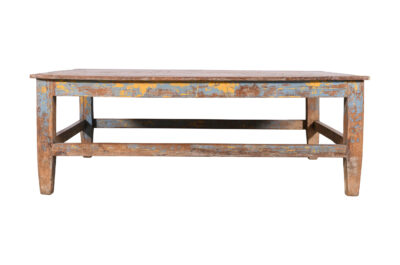 Antique Indian Thakat Teak Wood Coffee Table
