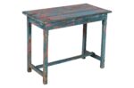 Antique Indian Teak Wood Writing Desk Or Occasional Table