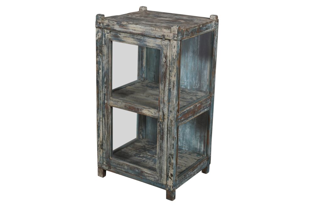 Antique Indian Teak Wood Almirah Kitchen Cabinet Cupboard