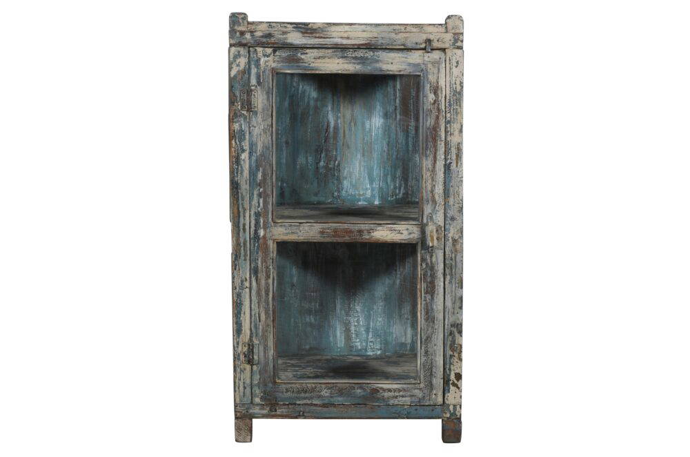 Antique Indian Teak Wood Almirah Kitchen Cabinet Cupboard - Image 2