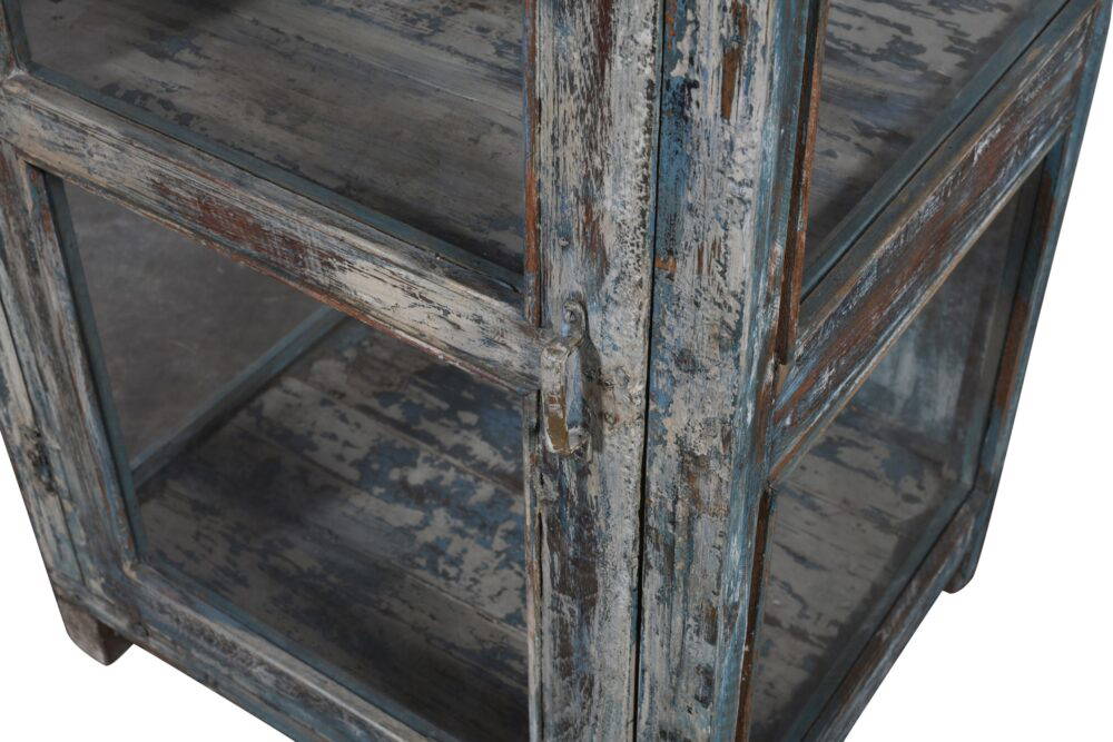 Antique Indian Teak Wood Almirah Kitchen Cabinet Cupboard - Image 4