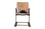 Antique Indian Folding Wooden Cinema Seat
