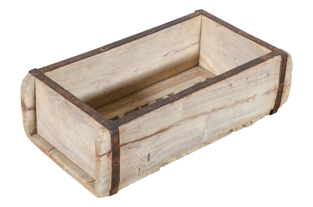 Vintage Indian Teak Wood Brick Molds