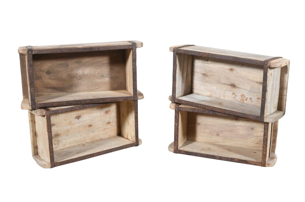 Vintage Indian Teak Wood Brick Molds - Image 7