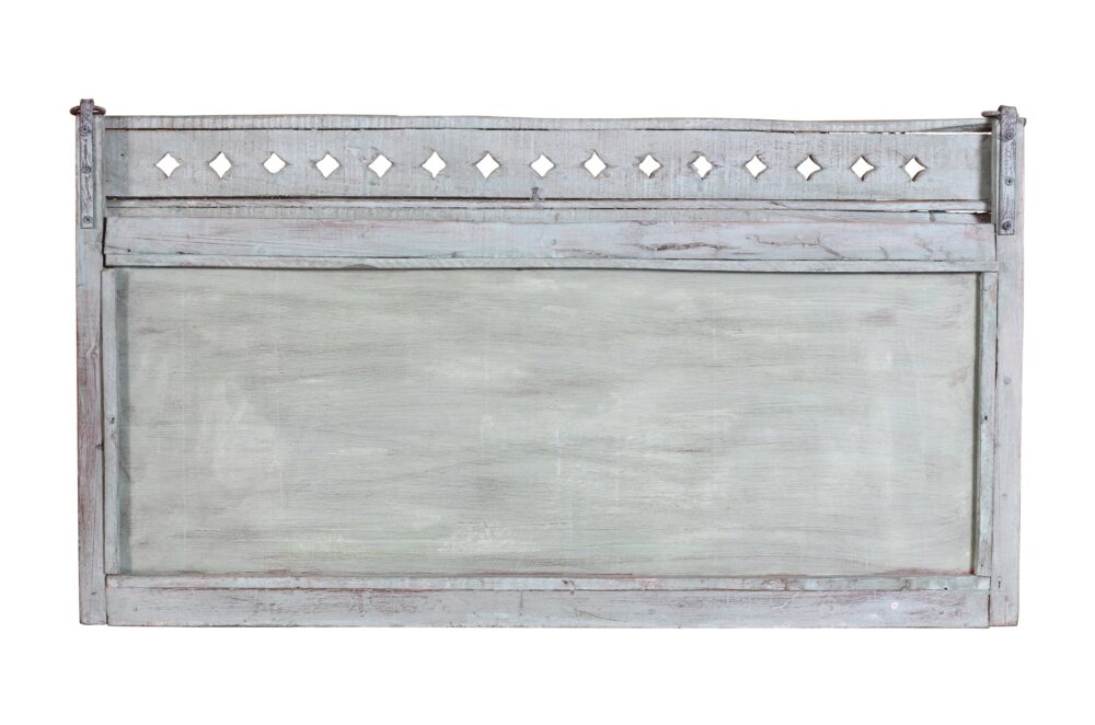 Antique Indian Teak Wood Moghul Style Mirror - Image 2