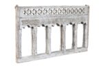 Antique Indian Teak Wood Moghul Style Mirror