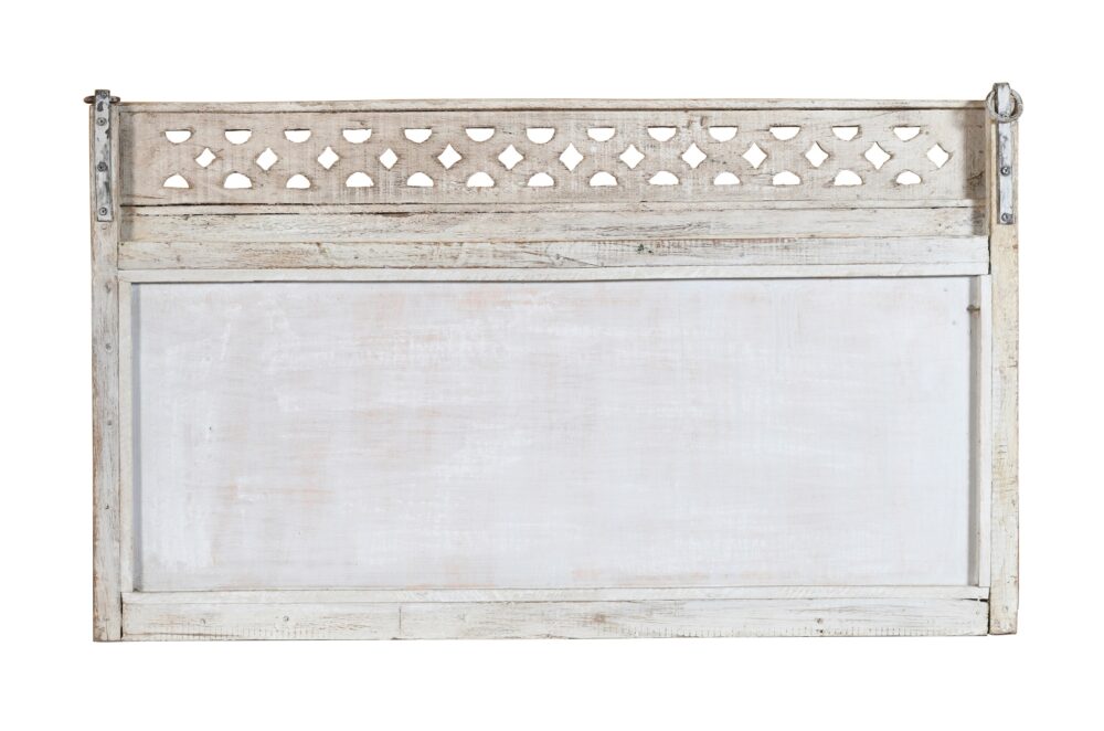 Antique Indian Teak Wood Moghul Style Mirror - Image 2