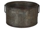 Vintage Heavyweight Indian Iron Cooking And General Kitchen Pot