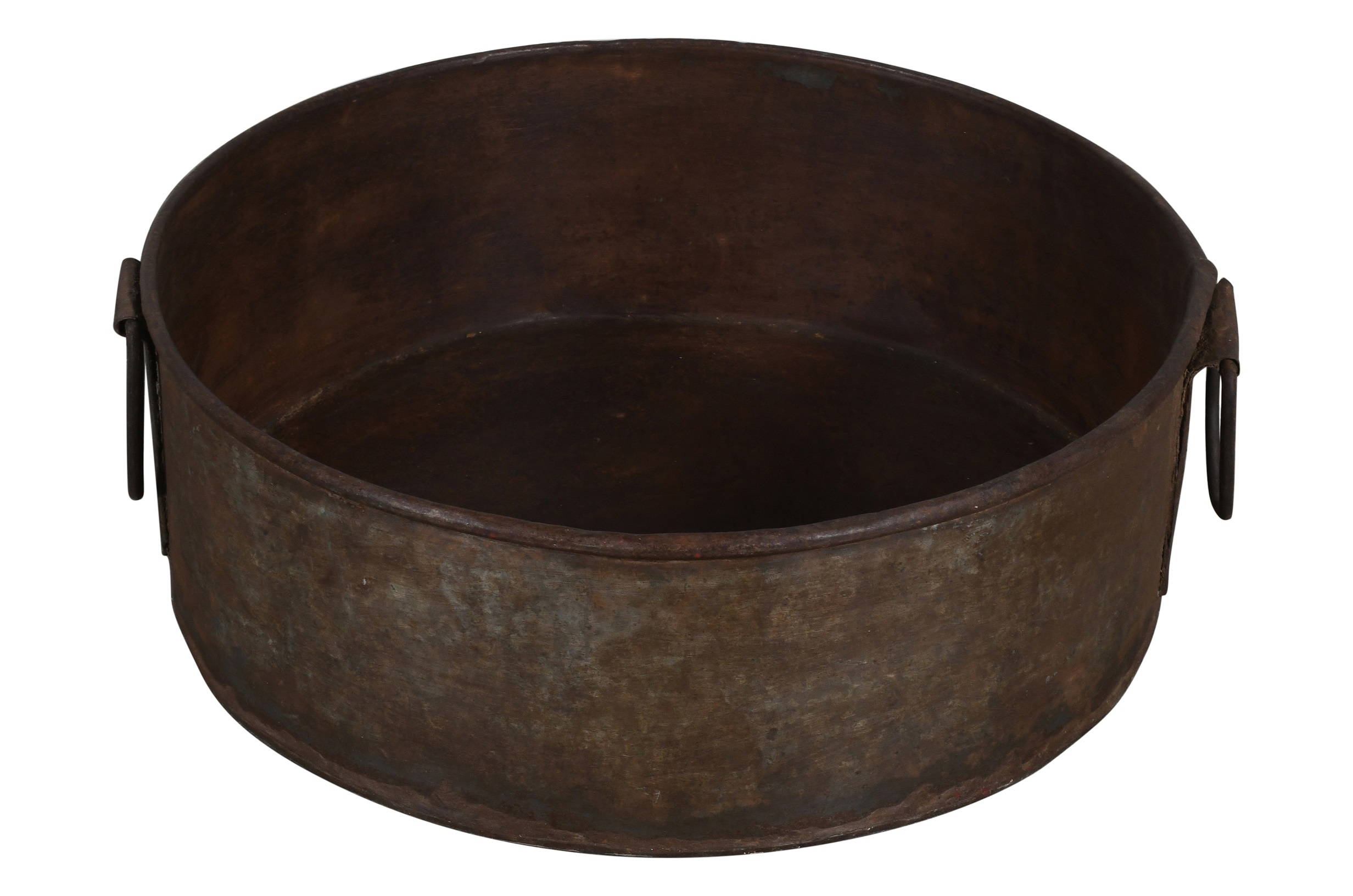 Vintage Heavyweight Indian Iron Cooking And General Kitchen Pot - Image 3