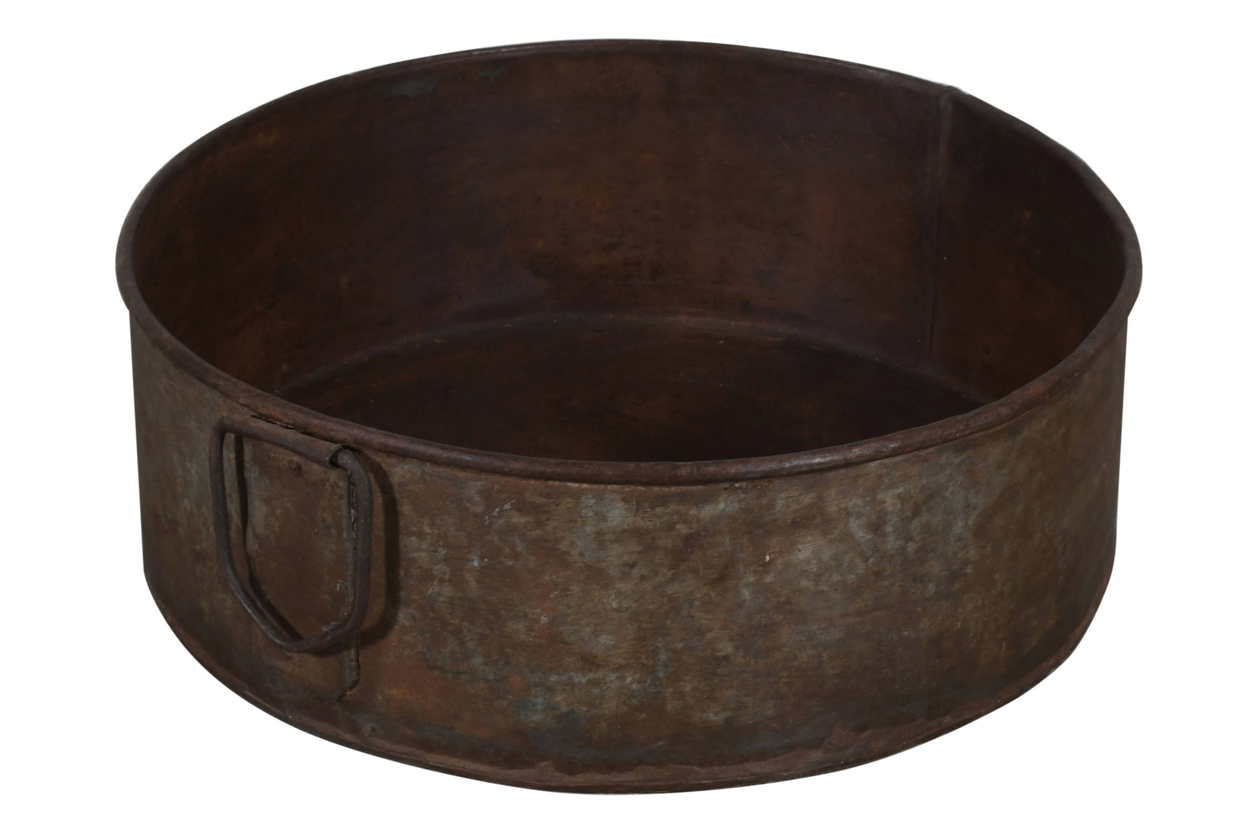 Vintage Heavyweight Indian Iron Cooking And General Kitchen Pot - Image 2