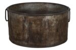 Vintage Heavyweight Indian Iron Cooking And General Kitchen Pot