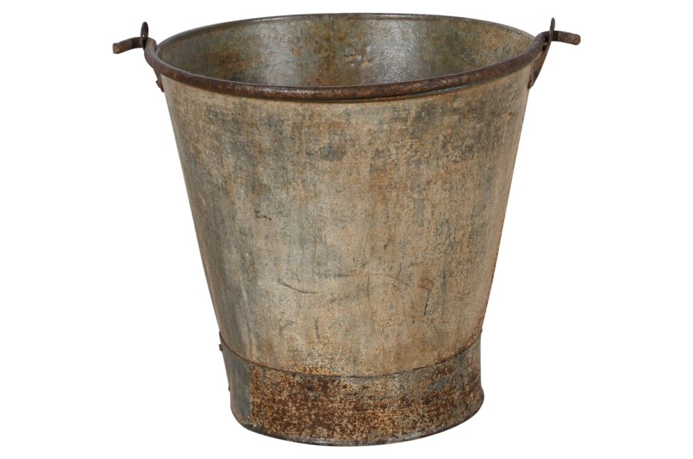 Vintage Iron Indian Farm Buckets - Image 2