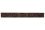 Antique Indian Painted Teak Wood Coat Hook Panel