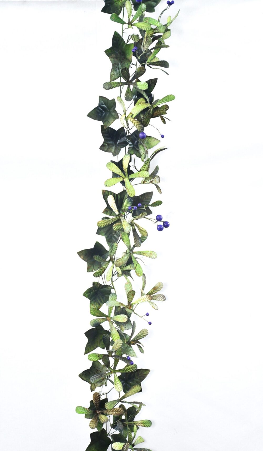Christmas Artisan Fairtrade Metal Mistletoe Garland Decoration - Image 7