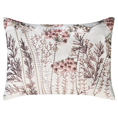 Hand Embroidered Cushion Cover With Poly Fiber Filler